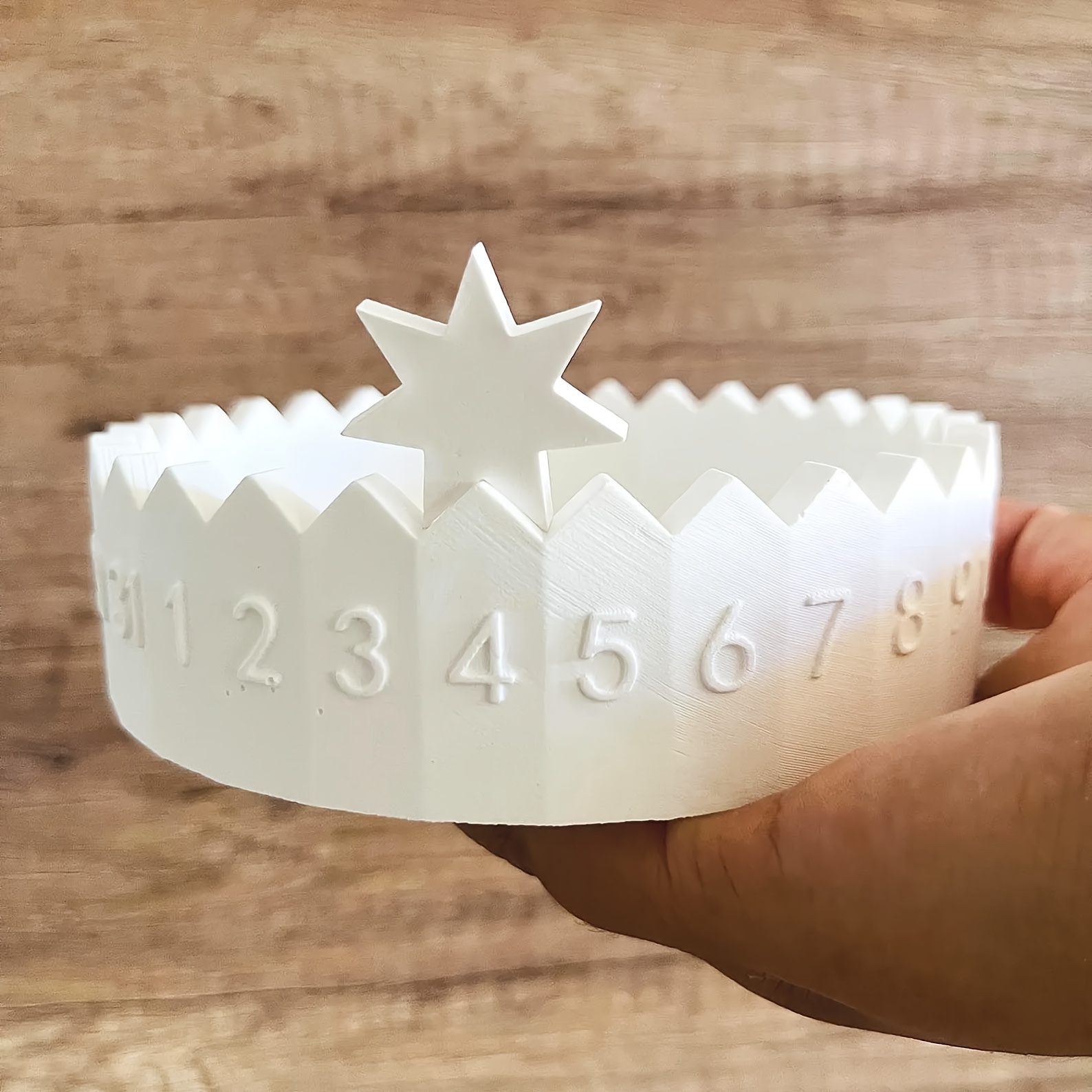 Candle Making Design - 1セット アドベントカレンダー シリコンモールド - カウントダウンキャンドルホルダー＆石膏デコレーション、お祭りムードを演出するDIYクラフト用品