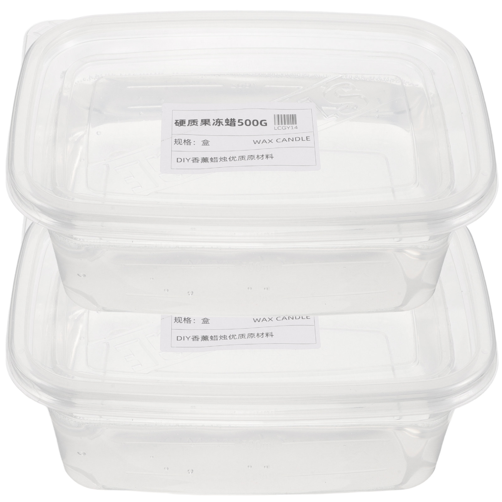 Candle Making Experience - キャンドル作り用クリアジェルワックス 1kg/2.2lb 透明ジェルワックス 高密度素材 DIY手作り香り付きキャンドルカップ用品