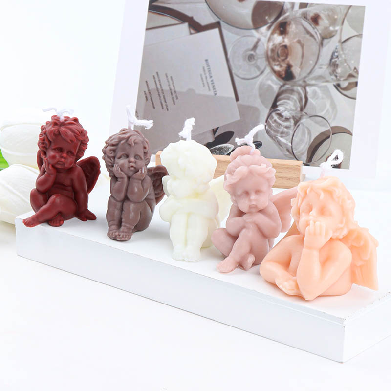 3D 素敵な天使子供キャンドルシリコーン型 DIY 手作り子 - Candle Making For Kids のレビューと価格