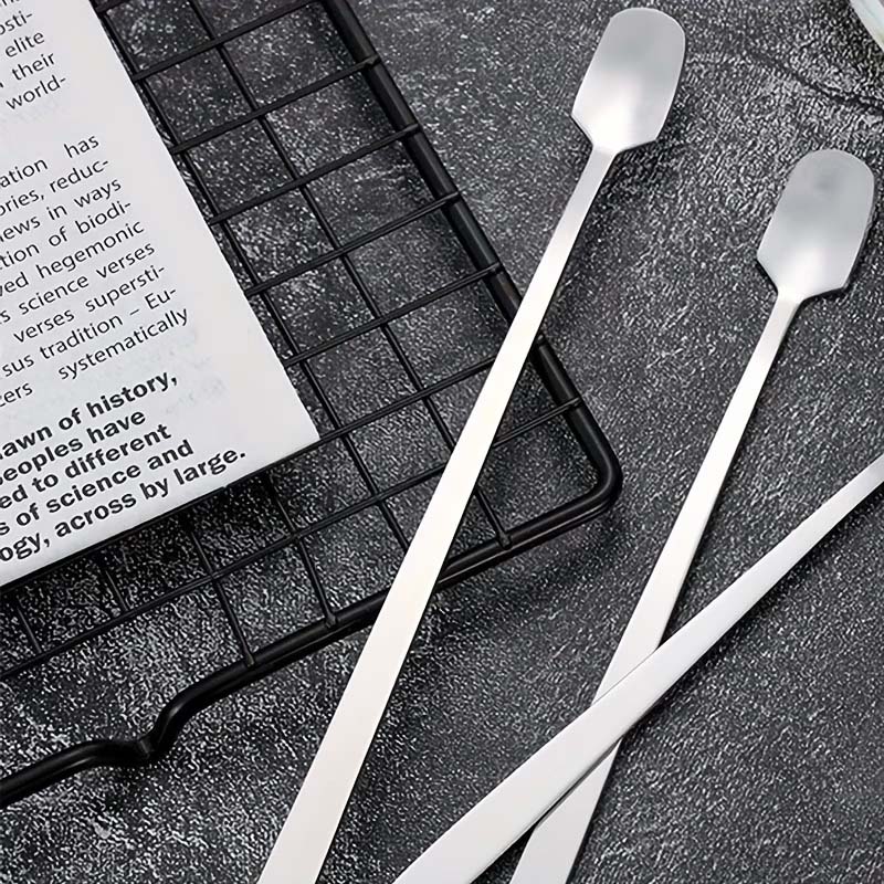 1 個ステンレス鋼ロングハンドルアイススプーン食器用キャンド - Candle Warning Label のレビューと価格