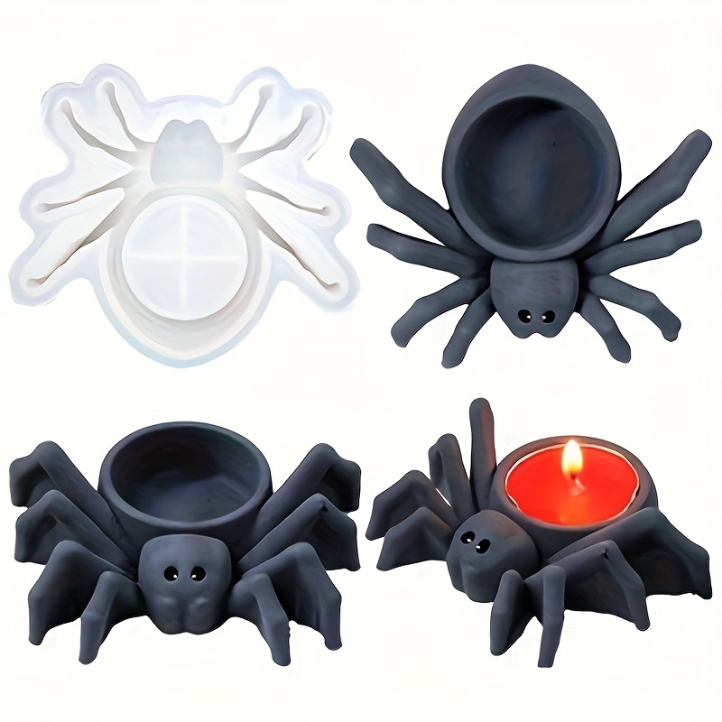 スパイダーキャンドル用シリコンモールド、石膏と接着剤を使って - Candle Making Design のレビューと価格