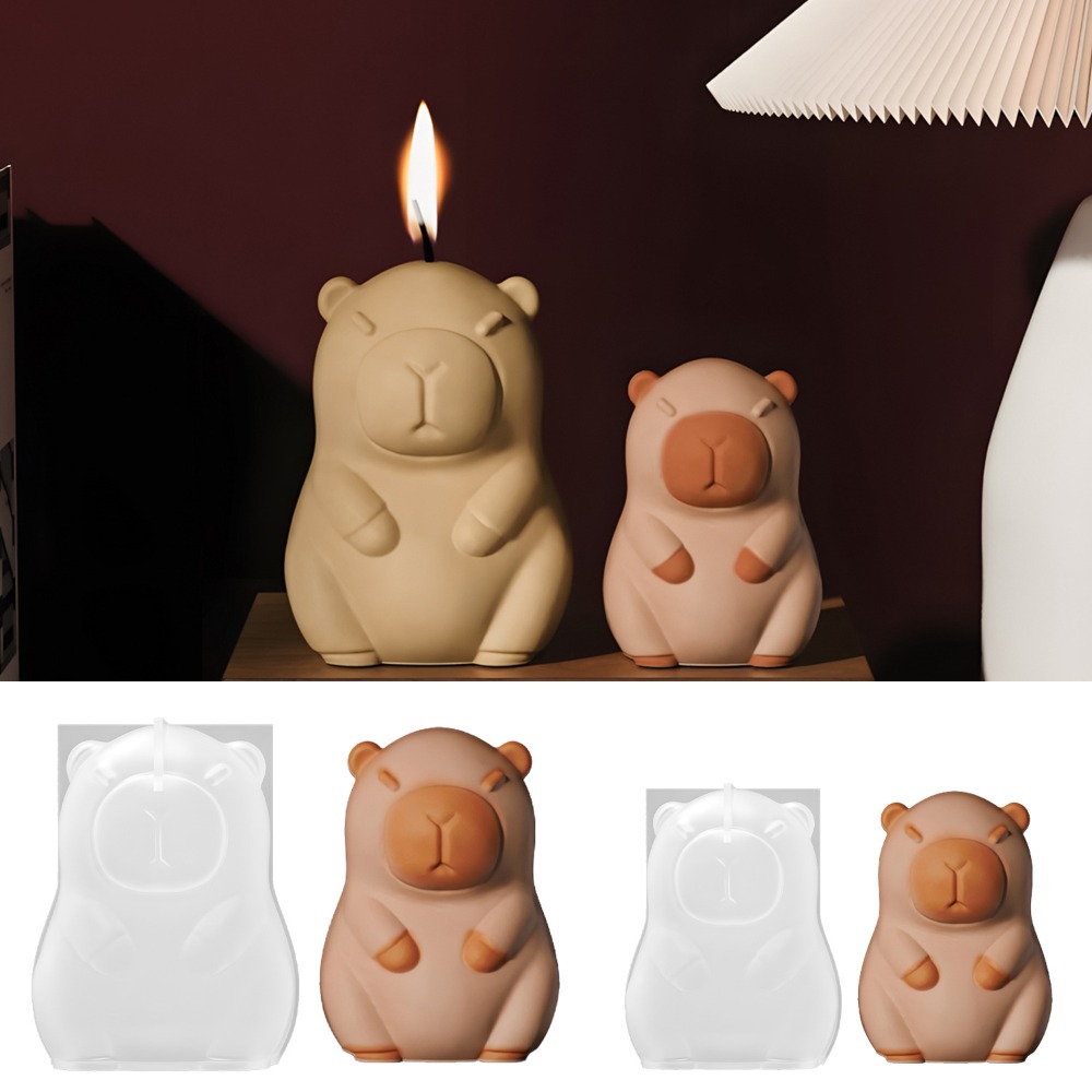 立ちカピバラ香りキャンドルシリコーン型 3D 動物樹脂石膏作 - Candle Making Experience のレビューと価格