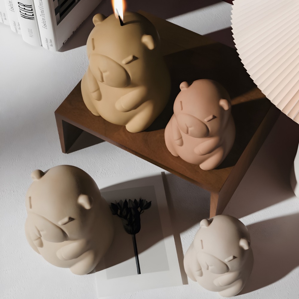 立ちカピバラ香りキャンドルシリコーン型 3D 動物樹脂石膏作 - Candle Making Experience のレビューと価格