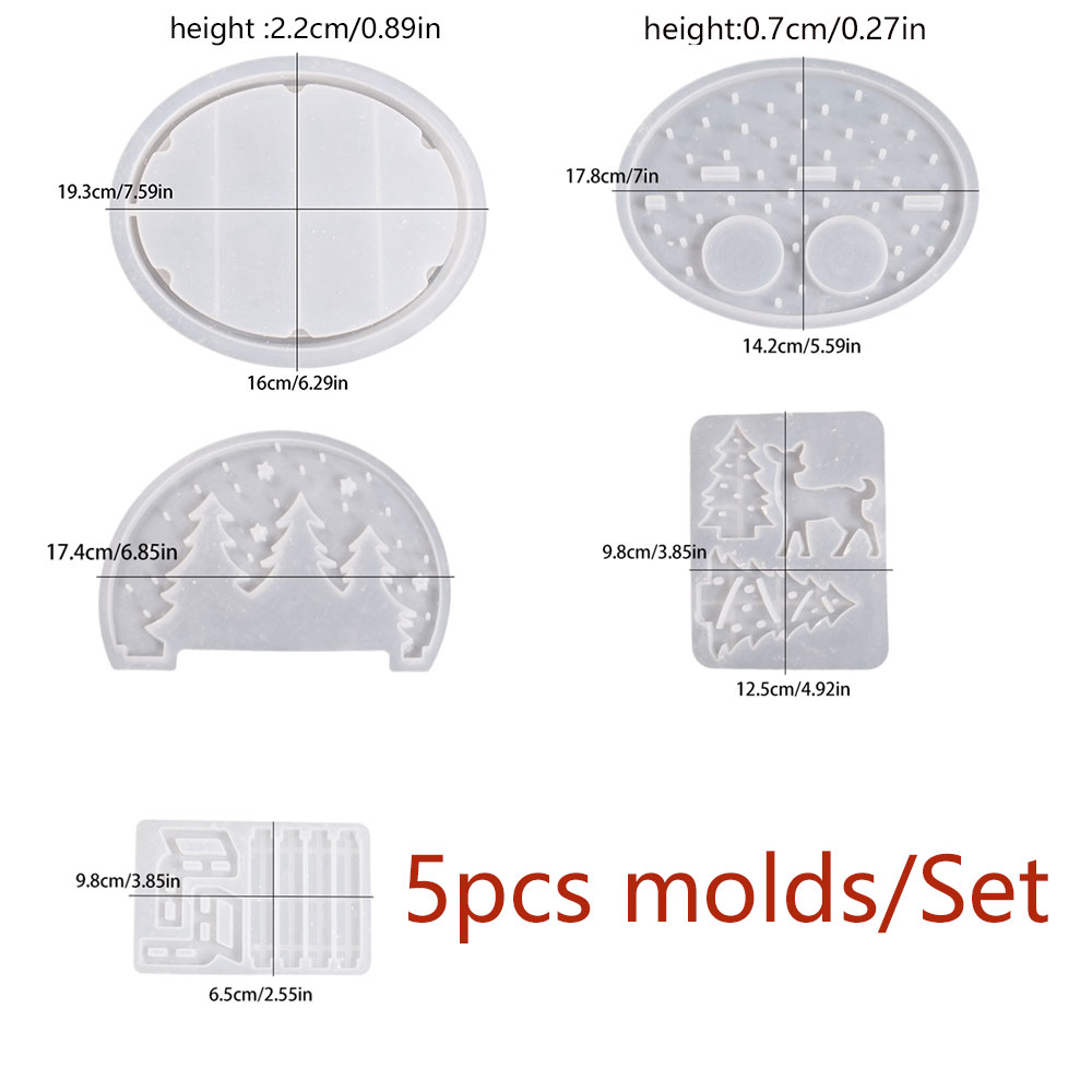クリスマスエルクティーライトキャンドルホルダーシリコンモール - Candle Making Design のレビューと価格