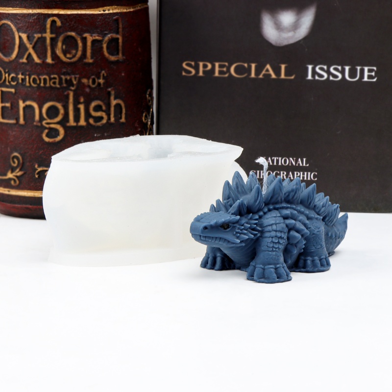3D スパイク恐竜シリコーンキャンドルモールド DIY ステ - Candle Making For Kids のレビューと価格