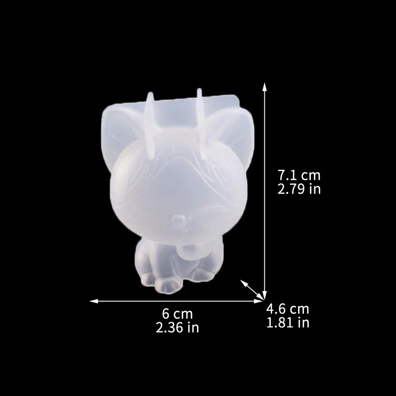 3D 幾何学的なシリコーンユニコーン猫鹿クマ型ソープキャンド - Candle Making Equipment のレビューと価格