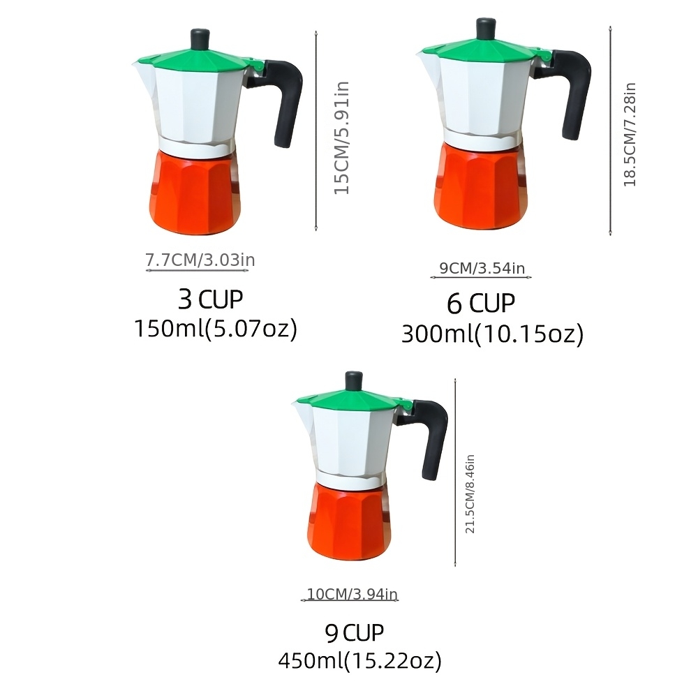家庭用コーヒーメーカーセット：コンパクトエスプレッソマシン、 - Pour Pot Aluminum のレビューと価格