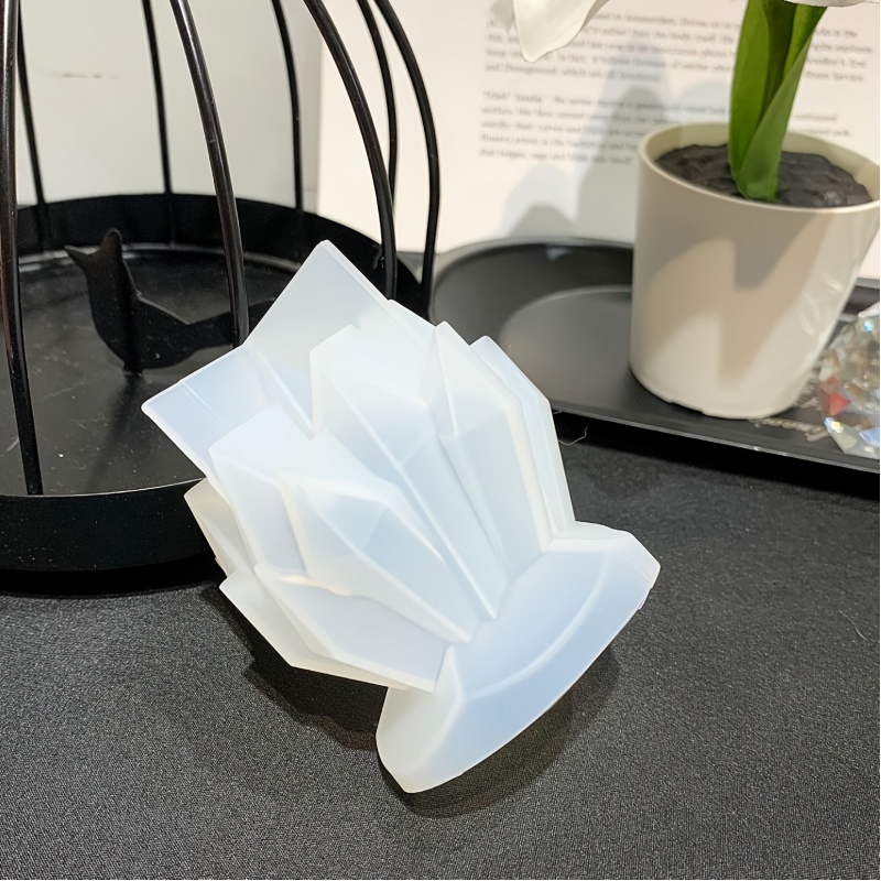 シリコンモールドキャンドル,クリスタルクラスター装飾,時計ジ - Candle Making Design のレビューと価格