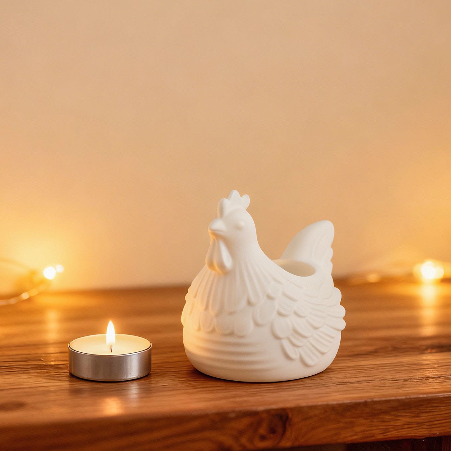 DIY 3D 小さな鶏のキャンドルホルダー エポキシ樹脂型、 - Candle Making Design のレビューと価格