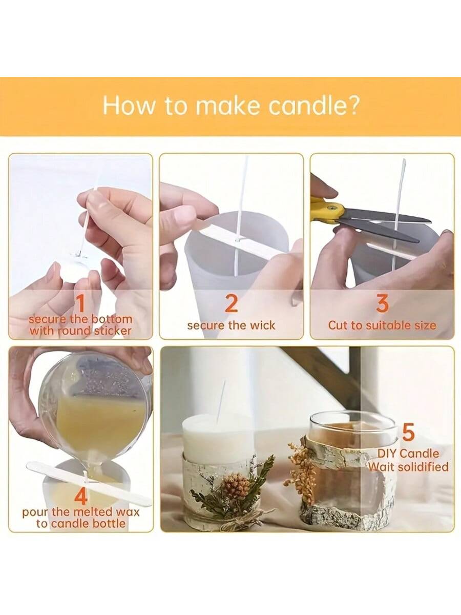 310/510個のキャンドル作り用品セット、1インチ/3.9 - Candle Warning Label のレビューと価格