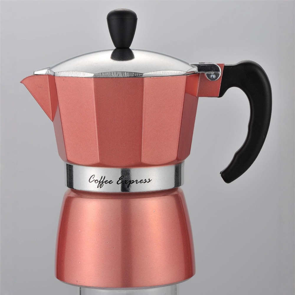 家庭用モカポット 小型アルミ製コーヒーメーカーセット 手動注 - Pour Pot Aluminum のレビューと価格