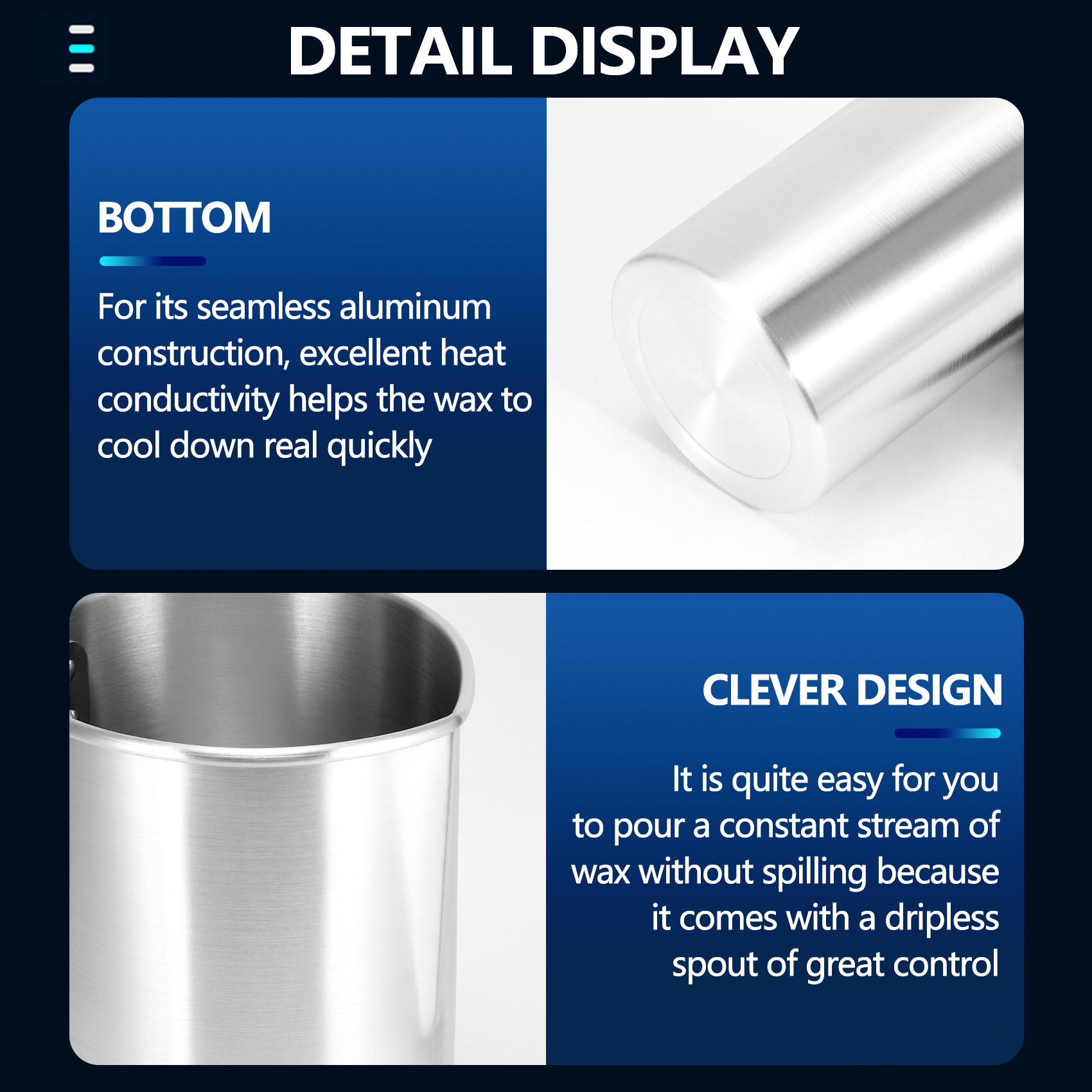 THIVN-4ポンドキャンドル製造用ポーリングポット、アルミ - Pour Pot Aluminum のレビューと価格