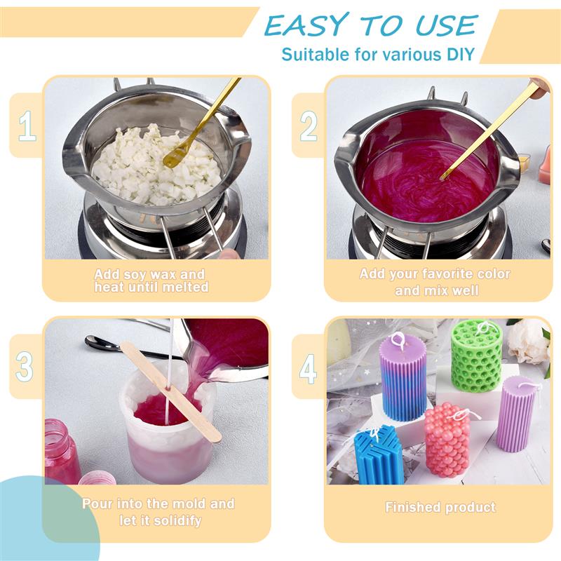 100/500 グラム/1 キロ純粋な大豆ワックスパラフィン - Candle Making Experience のレビューと価格