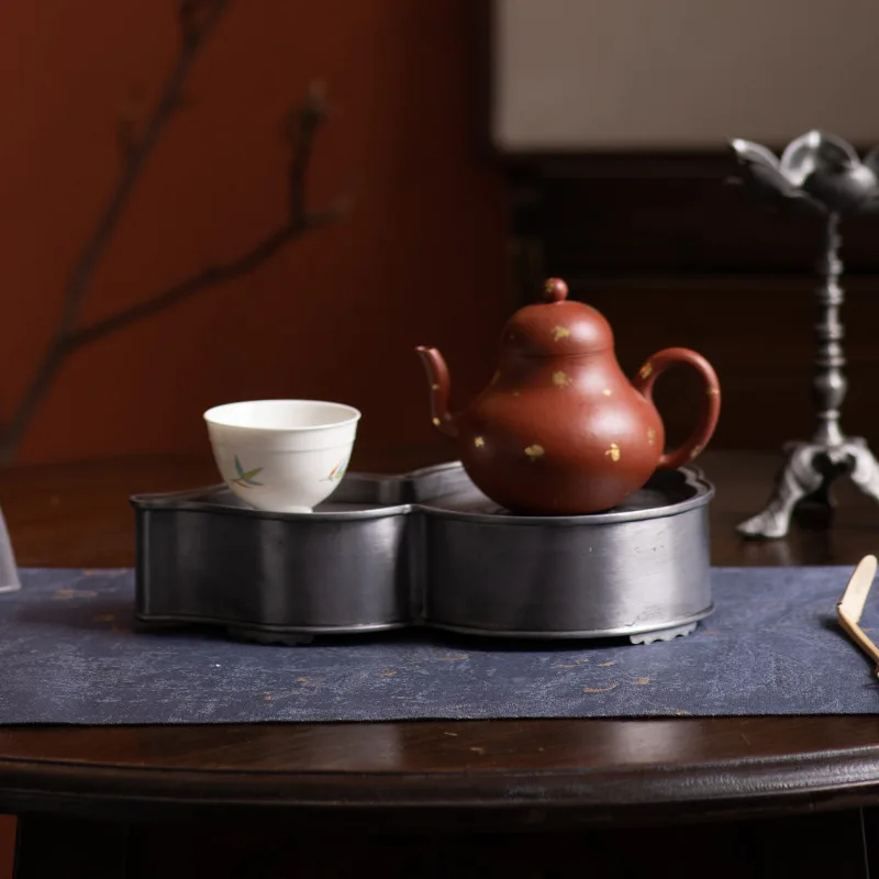 古代のひょうたん型の茶器、レトロなカンフー風ドライポアテーブ - Pour Pot Aluminum のレビューと価格