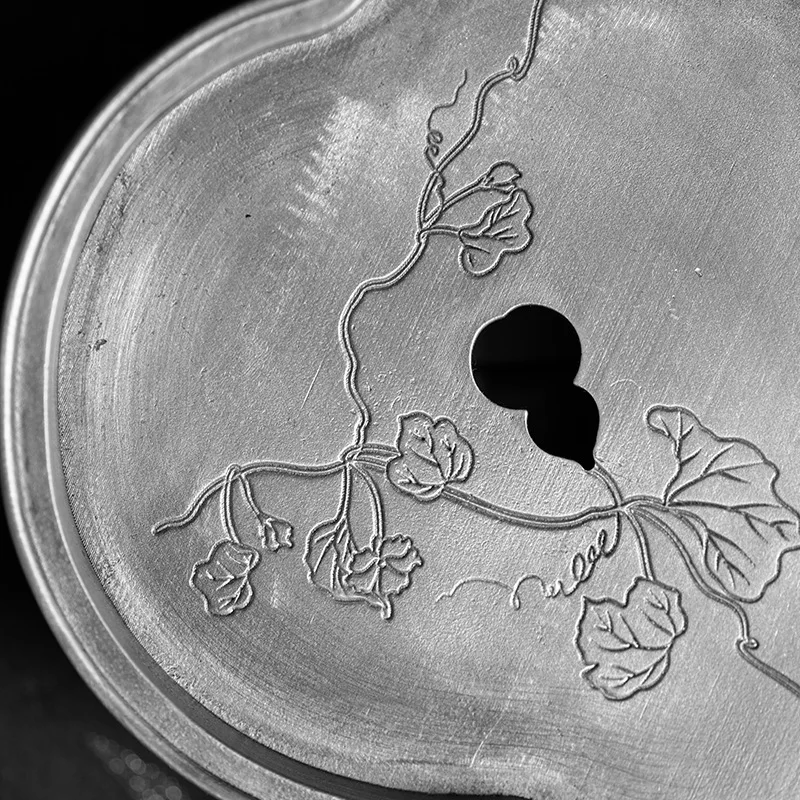 古代のひょうたん型の茶器、レトロなカンフー風ドライポアテーブ - Pour Pot Aluminum のレビューと価格